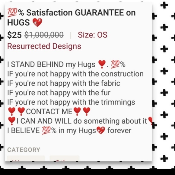 Black and White stripe knit Hugs - Picture 5 of 6